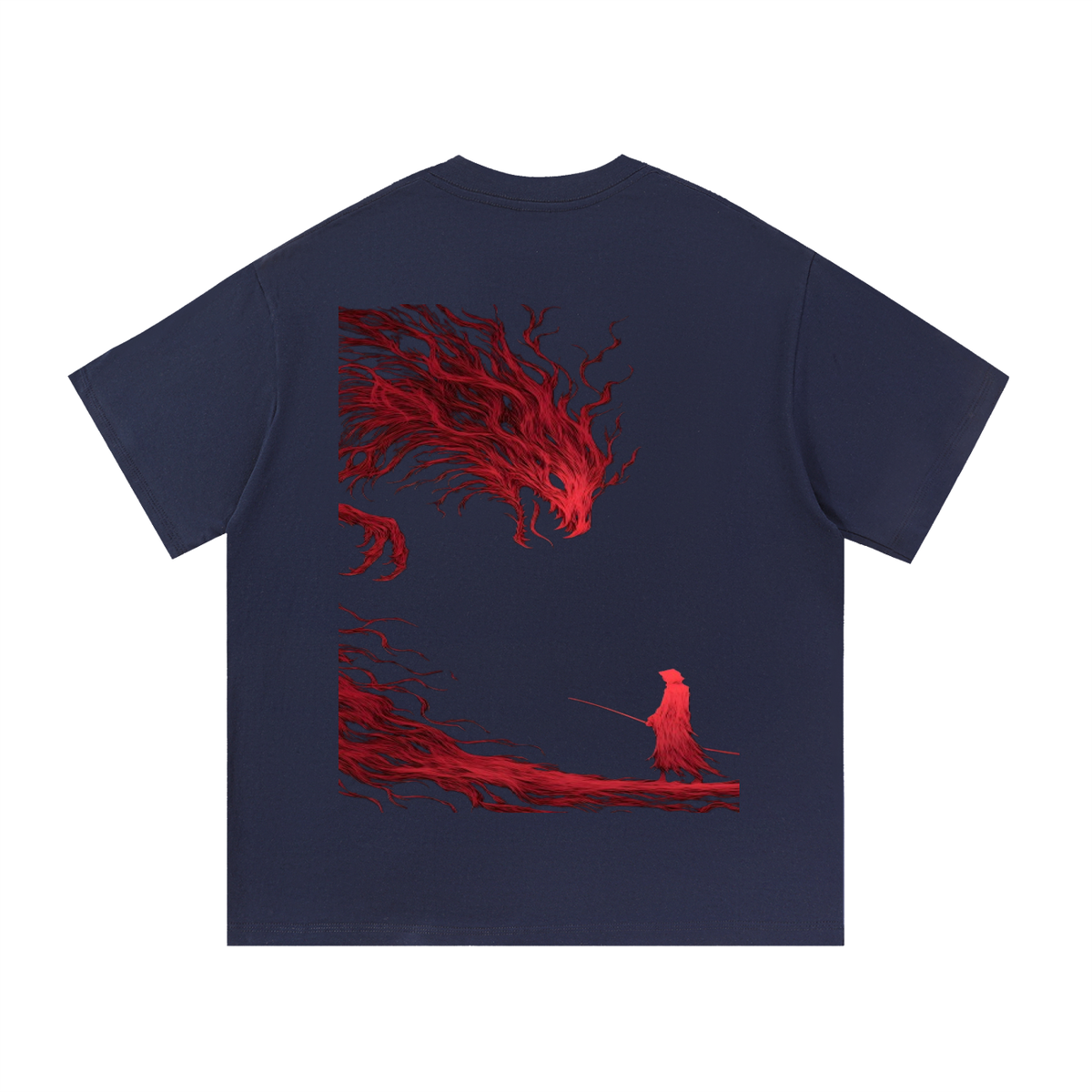 Dragon blade Graphic  Cotton T-Shirt