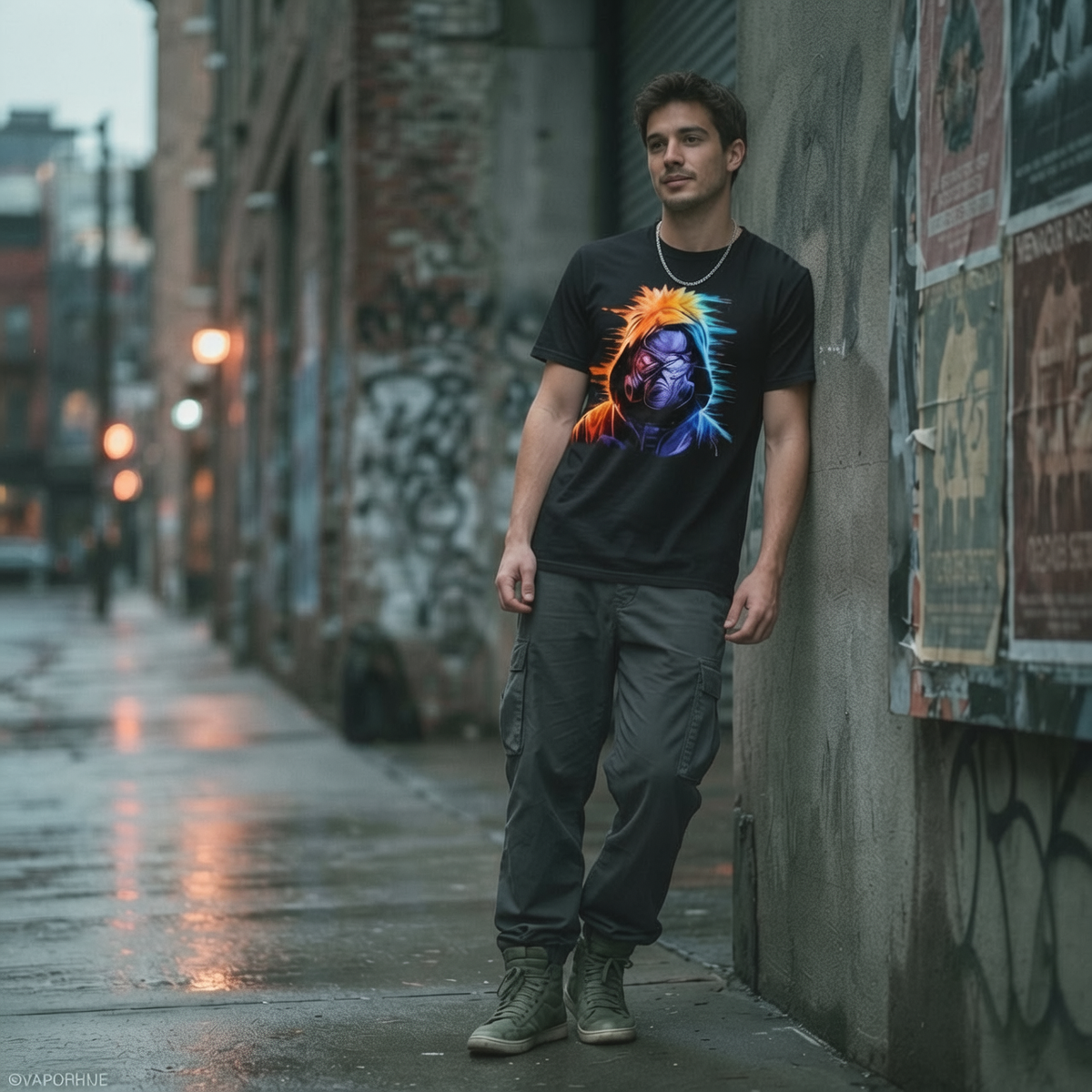 Leaf Ninja Premium Cotton Graphic T-Shirt