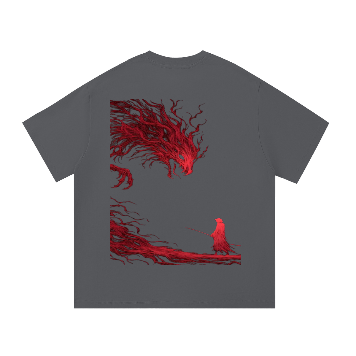 Dragon blade Graphic  Cotton T-Shirt