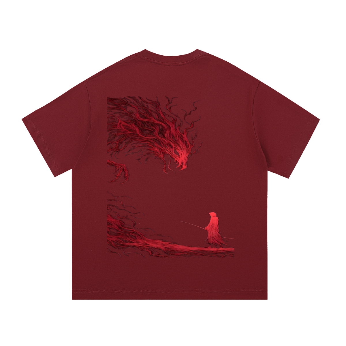 Dragon blade Graphic  Cotton T-Shirt