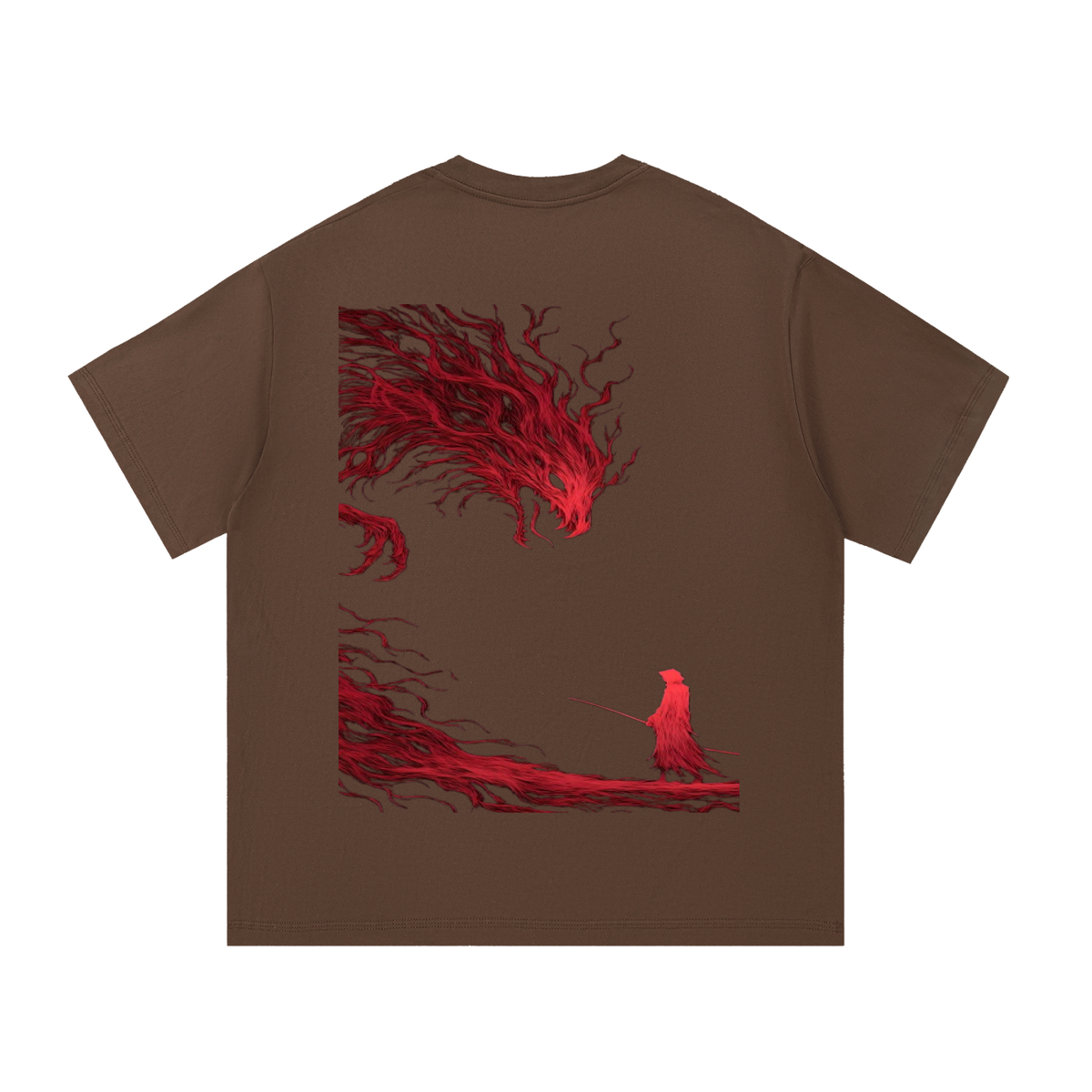 Dragon blade Graphic  Cotton T-Shirt