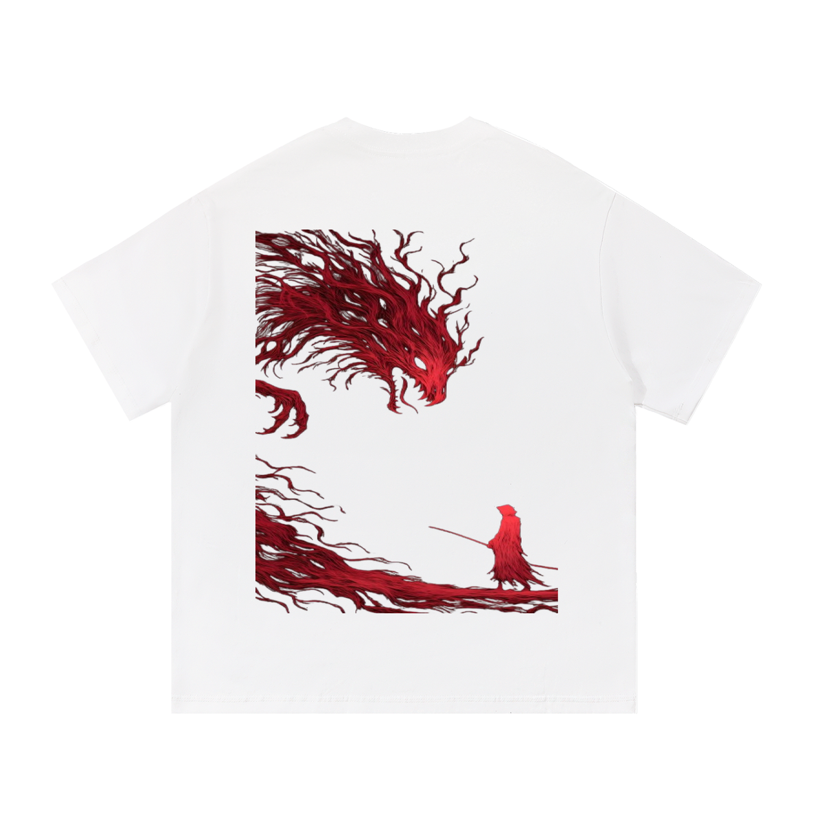 Dragon blade Graphic  Cotton T-Shirt