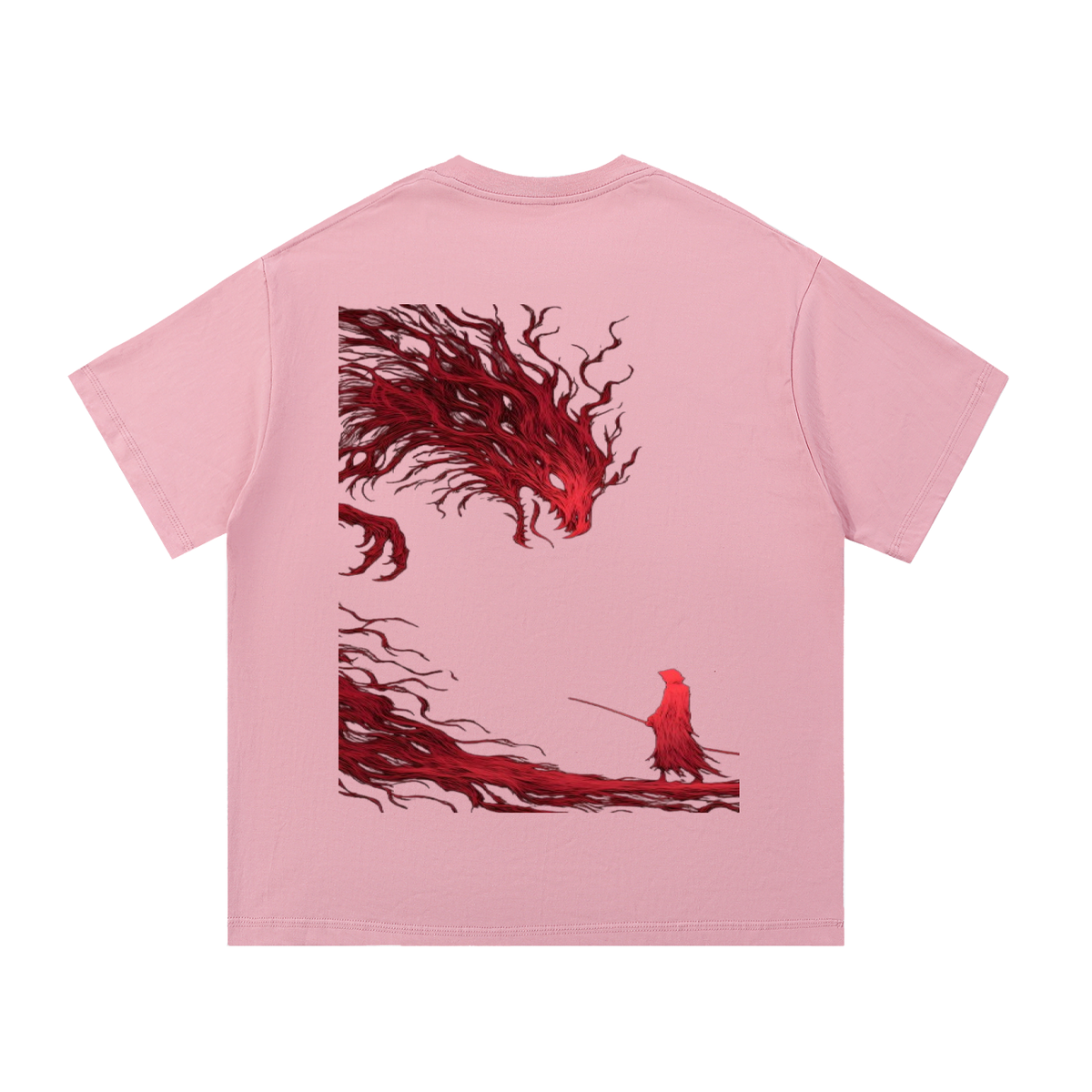 Dragon blade Graphic  Cotton T-Shirt