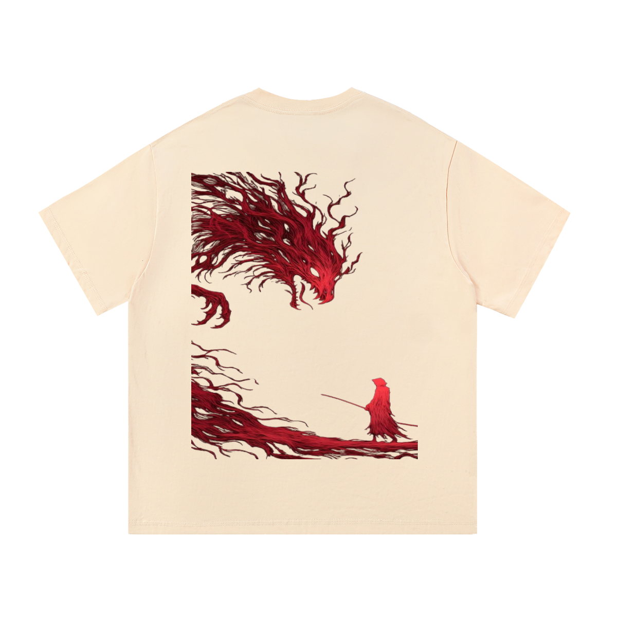 Dragon blade Graphic  Cotton T-Shirt
